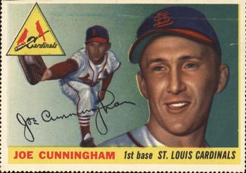 1955 Topps Stamps #NNO Joe Cunningham Front