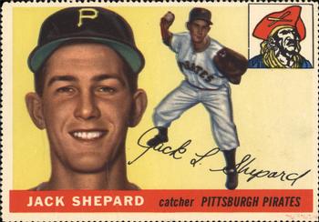 1955 Topps Stamps #NNO Jack Shepard Front