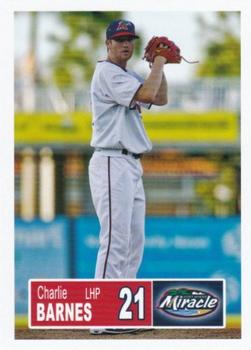 2018 Grandstand Fort Myers Miracle #NNO Charlie Barnes Front