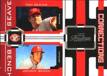 2005 Playoff Prestige - Connections #C-24 Tom Seaver / Johnny Bench Front