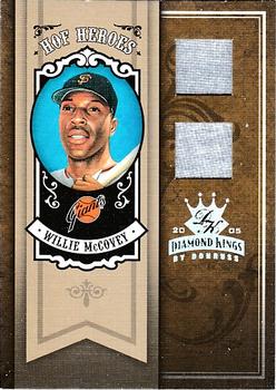 2005 Donruss Diamond Kings - HOF Heroes Materials Silver #HH-28 Willie McCovey Front