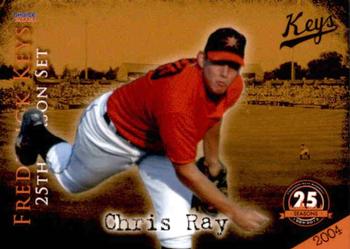 2013 Choice Frederick Keys 25th Anniversary #10 Chris Ray Front