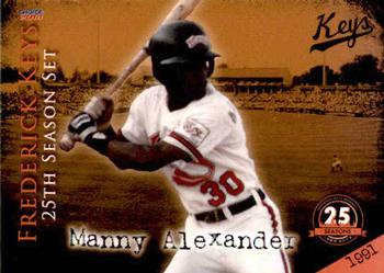 2013 Choice Frederick Keys 25th Anniversary #23 Manny Alexander Front