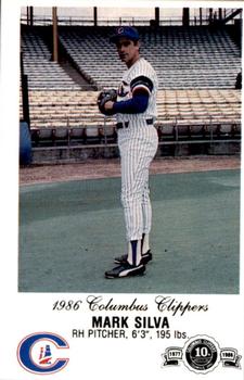 1986 Columbus Clippers Police #NNO Mark Silva Front
