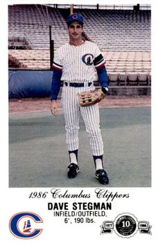 1986 Columbus Clippers Police #NNO Dave Stegman Front