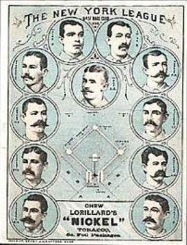 1886 Lorillard's Plug Tobacco Team #NNO New York Giants Front