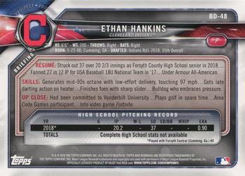 2018 Bowman Draft #BD-48 Ethan Hankins Back