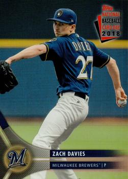 2018 Topps National Baseball Card Day - Milwaukee Brewers #MB-6 Zach Davies Front