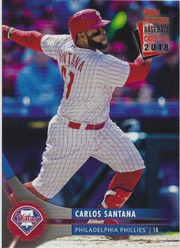 2018 Topps National Baseball Card Day - Philadelphia Phillies #PH-7 Carlos Santana Front