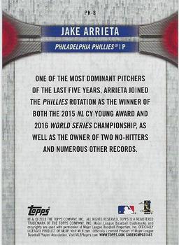 2018 Topps National Baseball Card Day - Philadelphia Phillies #PH-8 Jake Arrieta Back