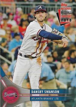 2018 Topps National Baseball Card Day - Atlanta Braves #AB-3 Dansby Swanson Front