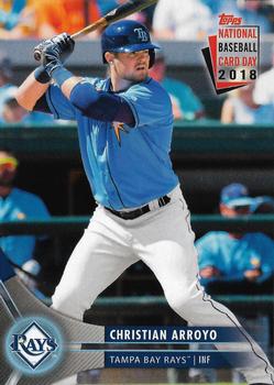 2018 Topps National Baseball Card Day - Tampa Bay Rays #TB-3 Christian Arroyo Front