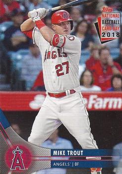 2018 Topps National Baseball Card Day - Los Angeles Angels #AA-1 Mike Trout Front