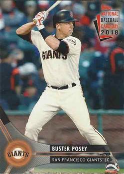 2018 Topps National Baseball Card Day - San Francisco Giants #SF-1 Buster Posey Front