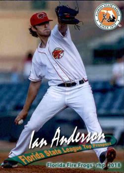 2018 Grandstand Florida State League Top Prospects #NNO Ian Anderson Front