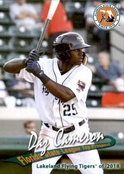 2018 Grandstand Florida State League Top Prospects #NNO Daz Cameron Front