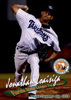 2018 Grandstand Florida State League Top Prospects #NNO Jonathan Loaisiga Front