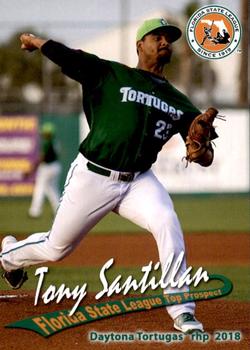 2018 Grandstand Florida State League Top Prospects #NNO Tony Santillan Front