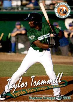 2018 Grandstand Florida State League Top Prospects #NNO Taylor Trammell Front
