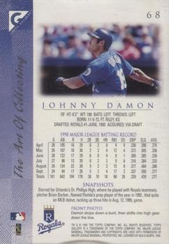 2017 Topps Archives Signature Series Postseason - Johnny Damon #68 Johnny Damon Back