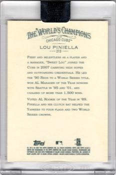 2017 Topps Archives Signature Series Postseason - Lou Piniella #213 Lou Piniella Back