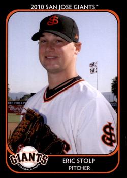 2010 Grandstand San Jose Giants #27 Eric Stolp Front
