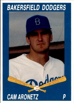 1992 Cal League Bakersfield Dodgers #2 Cam Aronetz Front