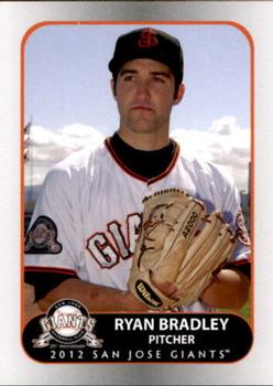 2012 Grandstand San Jose Giants #17 Ryan Bradley Front