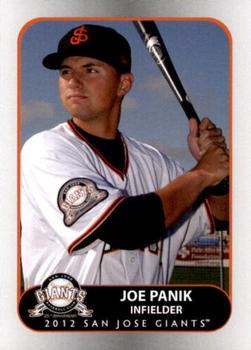 2012 Grandstand San Jose Giants #18 Joe Panik Front