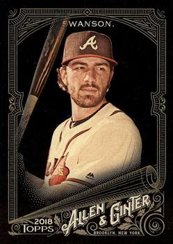 2018 Topps Allen & Ginter X #47 Dansby Swanson Front