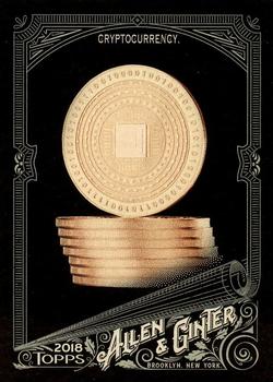 2018 Topps Allen & Ginter X #83 Cryptocurrency Front