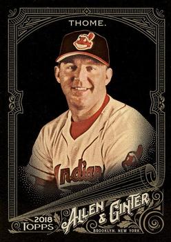 2018 Topps Allen & Ginter X #114 Jim Thome Front
