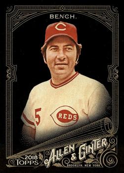 2018 Topps Allen & Ginter X #133 Johnny Bench Front