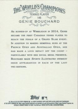 2018 Topps Allen & Ginter X #145 Genie Bouchard Back
