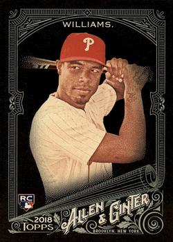 2018 Topps Allen & Ginter X #313 Nick Williams Front