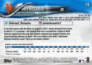 2018 Topps On-Demand 3D #19 Amed Rosario Back