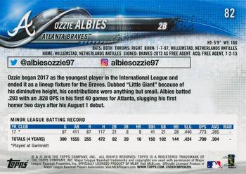 2018 Topps On-Demand 3D #82 Ozzie Albies Back