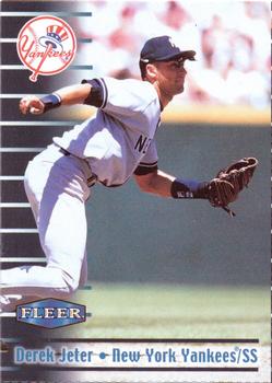 1999 Fleer Burger King New York Yankees #1 Derek Jeter Front