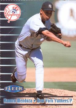 1999 Fleer Burger King New York Yankees #14 Ramiro Mendoza Front