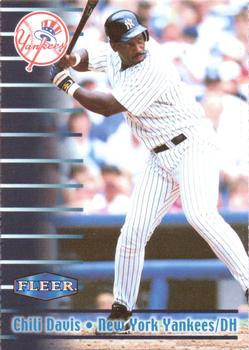 1999 Fleer Burger King New York Yankees #21 Chili Davis Front