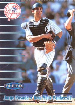 1999 Fleer Burger King New York Yankees #24 Jorge Posada Front