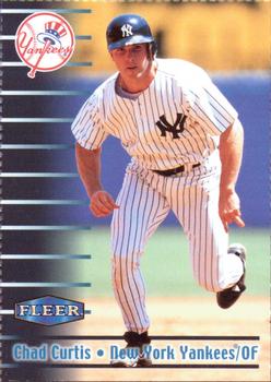 1999 Fleer Burger King New York Yankees #26 Chad Curtis Front