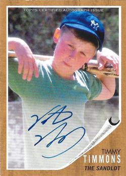 2018 Topps Archives - The Sandlot Autographs #SLA-TIM Timmy Timmons Front