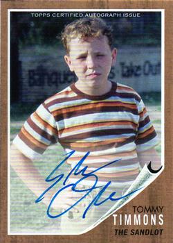 2018 Topps Archives - The Sandlot Autographs #SLA-TOM Tommy Timmons Front