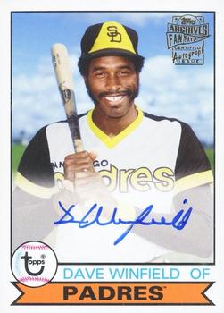 2018 Topps Archives - Fan Favorites Autographs #FFA-DW Dave Winfield Front