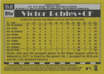 2018 Topps Archives - Fan Favorites Autographs #FFA-VR Victor Robles Back