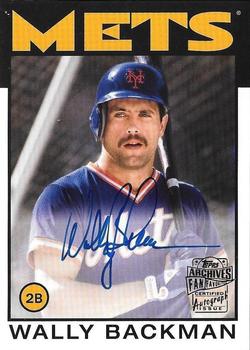 2018 Topps Archives - Fan Favorites Autographs #FFA-WB Wally Backman Front