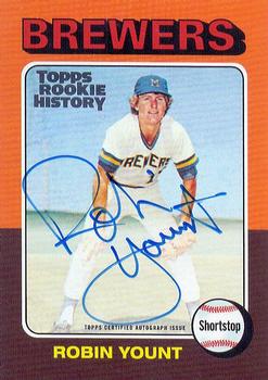 2018 Topps Archives - Topps Rookie History Autographs #RHA-RY Robin Yount Front
