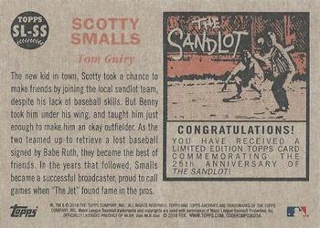 2018 Topps Archives - The Sandlot #SL-SS Scotty Smalls Back