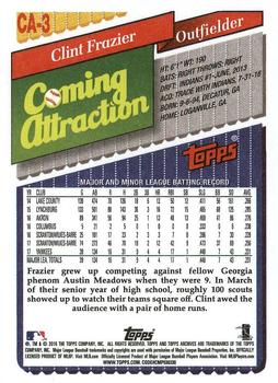 2018 Topps Archives - 1993 Coming Attraction #CA-3 Clint Frazier Back